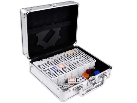 Domino gra Mexican Train metalowy kuferek GR0630