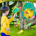 Gra w Rzutki Pistolet Dinozaur na Kulki Rzepy Tarcza Punkty Strzelanie