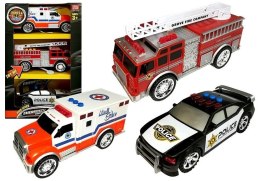 Zestaw Autek Resoraków Strażacki Policja Ambulans