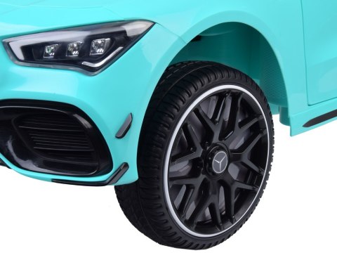 Auto na akumulator Mercedes AMG CLA 45s dla dziecka efekt bujania