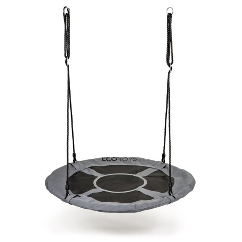 Huśtawka ogrodowa bocianie gniazdo 100cm ECOTOYS szara Huśtawka ogrodowa bocianie gniazdo 100cm ECOTOYS szara