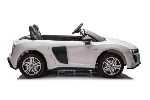 Dwuosobowy MAX 100Kg 2x200W 24V14Ah Auto na akumulator Audi Spyder R8 Dwuosobowy MAX 100Kg 2x200W 24V14Ah Auto na akumulator Audi Spyder R8