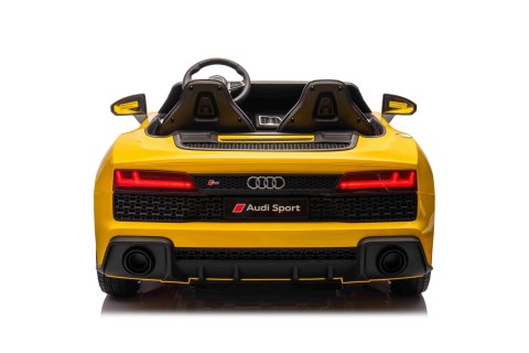 Dwuosobowy MAX 100Kg 2x200W 24V14Ah Auto na akumulator Audi Spyder R8 Dwuosobowy MAX 100Kg 2x200W 24V14Ah Auto na akumulator Audi Spyder R8