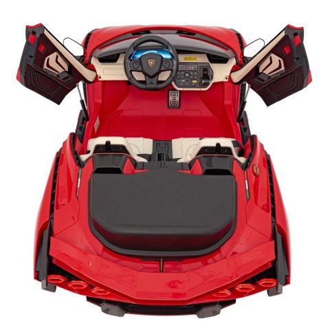 4x100W 24V Dwuosobowy Auto na akumulator Lamborghini SIAN Czerwony 4x100W 24V Dwuosobowy Auto na akumulator Lamborghini SIAN Czerwony