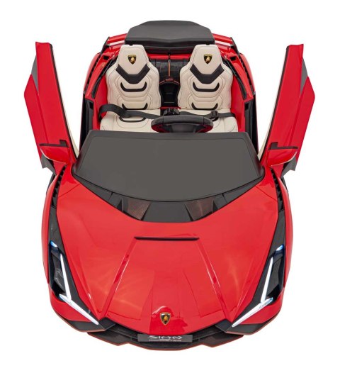 4x100W 24V Dwuosobowy Auto na akumulator Lamborghini SIAN Czerwony 4x100W 24V Dwuosobowy Auto na akumulator Lamborghini SIAN Czerwony