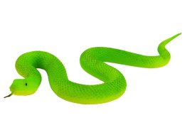 Figurka Wąż Realistyczny Guma Termoplastyczna Zielony