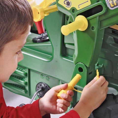 + BIEGI gokart John Deere Traktor na pedały Pompowane Koła 3-8 lat