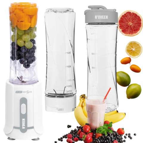 blender smoothie koktajl sport shaker +2 butelki