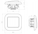 włącznik światła pojedynczy łącznik jednobiegunowy