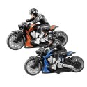 motocykl zdalnie sterowany na pilot motocyklista rc figurka zestaw