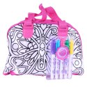 butterfly diy color watercolor handbag (5-color washable pen)