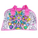 butterfly diy color watercolor handbag (5-color washable pen)