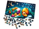 puzzle śpiący miś uroczy zestaw układanka 260 elementów roter kafer