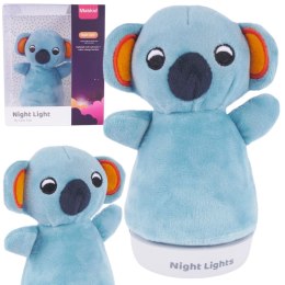 a baby soothing plush night light (koala doll)