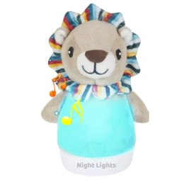 a baby soothing plush night light (lion doll)