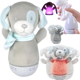 a baby soothing plush night light (puppy doll)