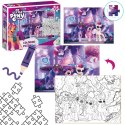 puzzle 2w1 "my little pony" 60 elementów kolorowanka i układanka w jednym