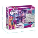 puzzle 2w1 "my little pony" 60 elementów kolorowanka i układanka w jednym