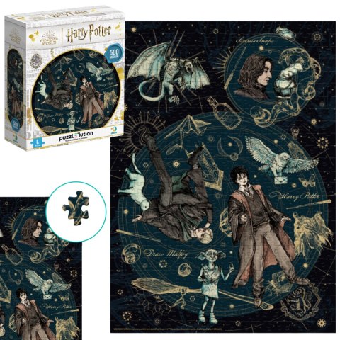 puzzle harry potter układanka zestaw 500 kolorowych elementów magia