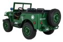 24V 4x80W 3osobowy MAX 60KG JEEP willys AUTO na akumulator Wojskowy