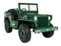 24V 4x80W 3osobowy MAX 60KG JEEP willys AUTO na akumulator Wojskowy