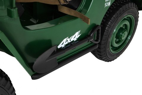 24V 4x80W 3osobowy MAX 60KG JEEP willys AUTO na akumulator Wojskowy