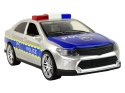 Auto Policyjne 1:14 Napęd Frykcyjny Dźwięki Światło Srebrne QL90075