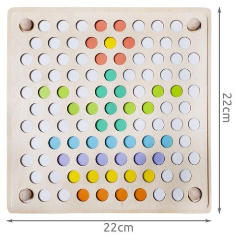 Drewniana układanka koraliki