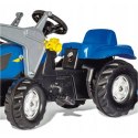 Kopark gokart Traktor na pedały  New Holland z łyżką i przyczepą