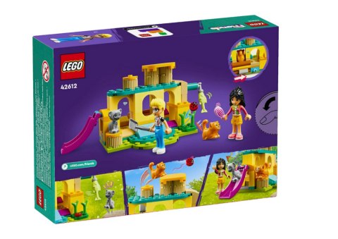 Klocki LEGO FRIENDS Przygoda Na Kocim Placu Zabaw 87 Elementów 42612