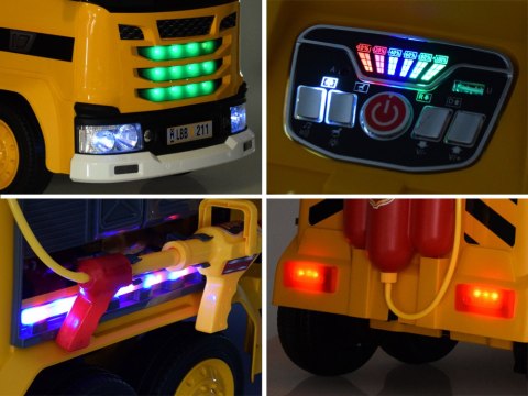 Auto na akumulator Duży DŹWIG ruchomy hak światło dźwięk bujanie