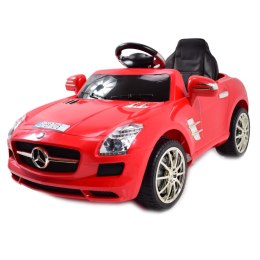 MERCEDES SLS AMG PILOT 2.4 GHZ, WOLNY START, HAMULEC, DWA SILNIKI, MIĘKKIE SIEDZENIE /QX-7997
