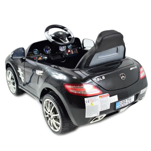 MERCEDES SLS AMG PILOT 2.4 GHZ, WOLNY START, HAMULEC, DWA SILNIKI, MIĘKKIE SIEDZENIE /QX-7997