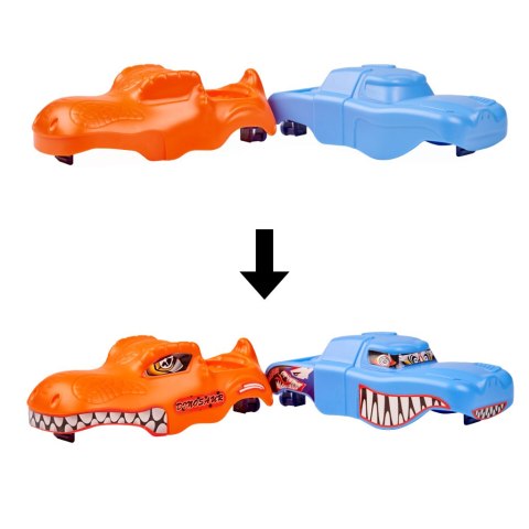 Tor samochodowy wyścigowy świecący do złożenia z samochodem 150 elemen