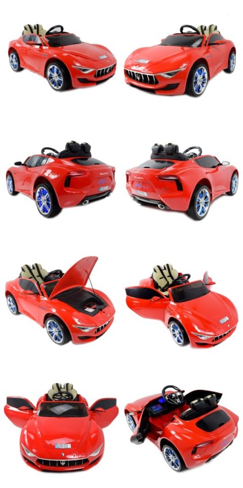 MASERATI ALFIERI Z AMORTYZATORAMI PILOT, LAKIER, PANEL MP4, ŚWIECĄCE KOŁA /SX-1728