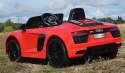 ORYGINALNE AUDI R8 SPYDER W NAJLEPSZEJ WERSJI, MIĘKKIE SIEDZENIE, PILOT 2.4 GHZ/ 2198