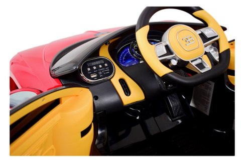 BUGATTI CHIRON MIĘKKIE KOŁA, MIĘKKIE SIEDZENIE, PEŁNA OPCJA/HL-318