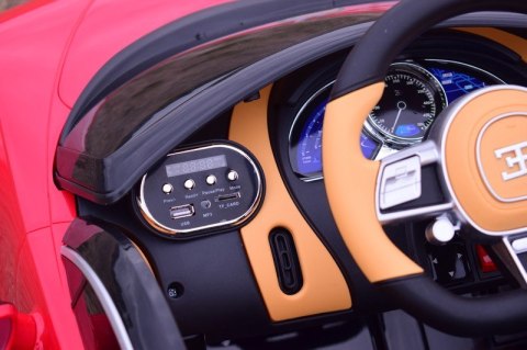 BUGATTI CHIRON MIĘKKIE KOŁA, MIĘKKIE SIEDZENIE, PEŁNA OPCJA/HL-318