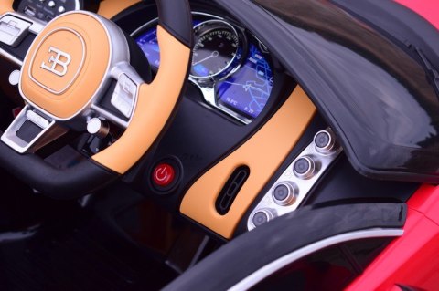 BUGATTI CHIRON MIĘKKIE KOŁA, MIĘKKIE SIEDZENIE, PEŁNA OPCJA/HL-318
