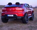 MERCEDES GLC 63S LICENCJA, 4X4, 2x12V, WALIZKA, MIĘKKIE KOŁA EVA, MIĘKKIE SIEDZENIE, LAKIER POLEROWANY, FULL OPCJA/XMX608