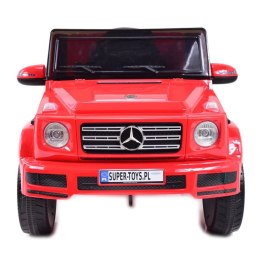 MERCEDES G500 NA AKUMULATOR MIĘKKIE KOŁA EVA, MIĘKKIE SIEDZENIE, LAKIEROWANY FULL OPCJA/JJ2077