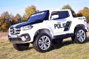 MERCEDES X LICENCJA POLICJA, 4X4 ,2x12V, MIĘKKIE KOŁA EVA, MIĘKKIE SIEDZENIE, 5 PUNKTOWE PASY /XMX606