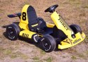 SZYBKI GOKART FANCY NA AKUMULATOR 12V, REGULOWANA - ROZSUWANA RAMA, SUPER ZABAWA\BDQ-8