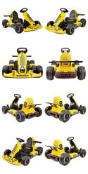 SZYBKI GOKART FANCY NA AKUMULATOR 12V, REGULOWANA - ROZSUWANA RAMA, SUPER ZABAWA\BDQ-8