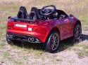 AUTO NA AKUMULATOR JAGUAR F TYPE, MIĘKKIE KOŁA, MIĘKKIE SIEDZENIE, SUPER JAKOSĆ - LAKIER/QLS5388