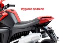 DUŻY MOTOR ŚCIGACZ Z SYMULACJĄ WYDECHU, MIĘKKIE KOŁA STRONG 2 EXCLUSIVE/6288A