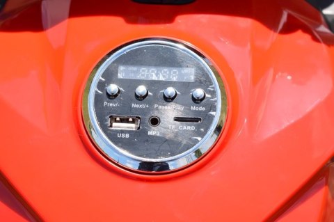 WIELKI MOTOR ŚCIGACZ PERFECT WOLNY START, ŚWIECĄCE, MIĘKKIE KOŁA, GAZ W MANETCE/1628G