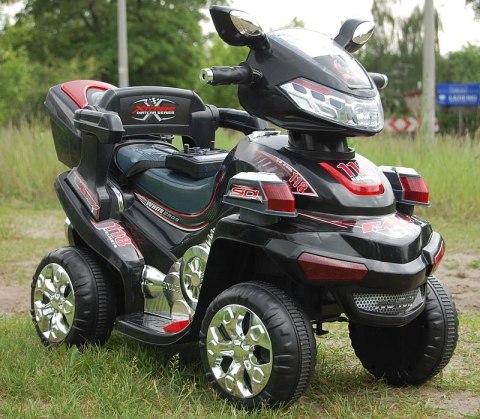 DUŻY QUAD NA PILOTA, PASY, OPARCIE, REGULOWANE BARIERKI, DŹWIĘKI, ŚWIATŁA HIT/ST-B021