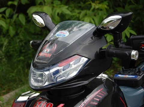 DUŻY QUAD NA PILOTA, PASY, OPARCIE, REGULOWANE BARIERKI, DŹWIĘKI, ŚWIATŁA HIT/ST-B021