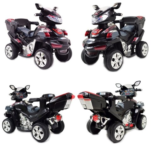 DUŻY QUAD NA PILOTA, PASY, OPARCIE, REGULOWANE BARIERKI, DŹWIĘKI, ŚWIATŁA HIT/ST-B021